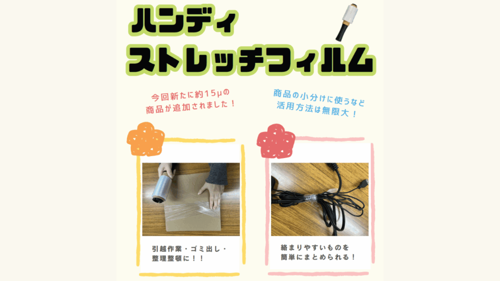 小さなフィルムで大きなECO!